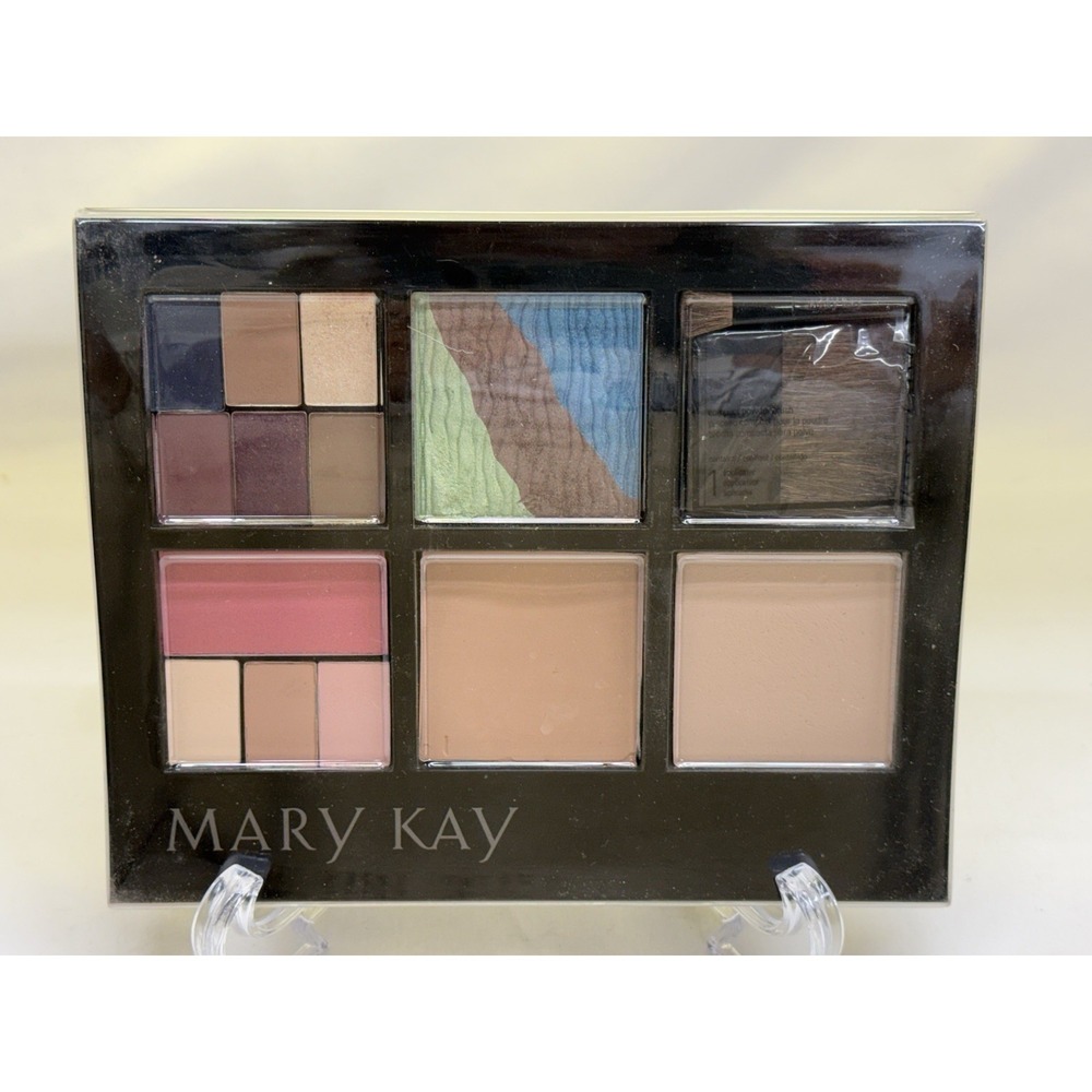 Mary Kay Filled Magnetic Display Palette Eyeshadows, Blush & Pressed Powder +